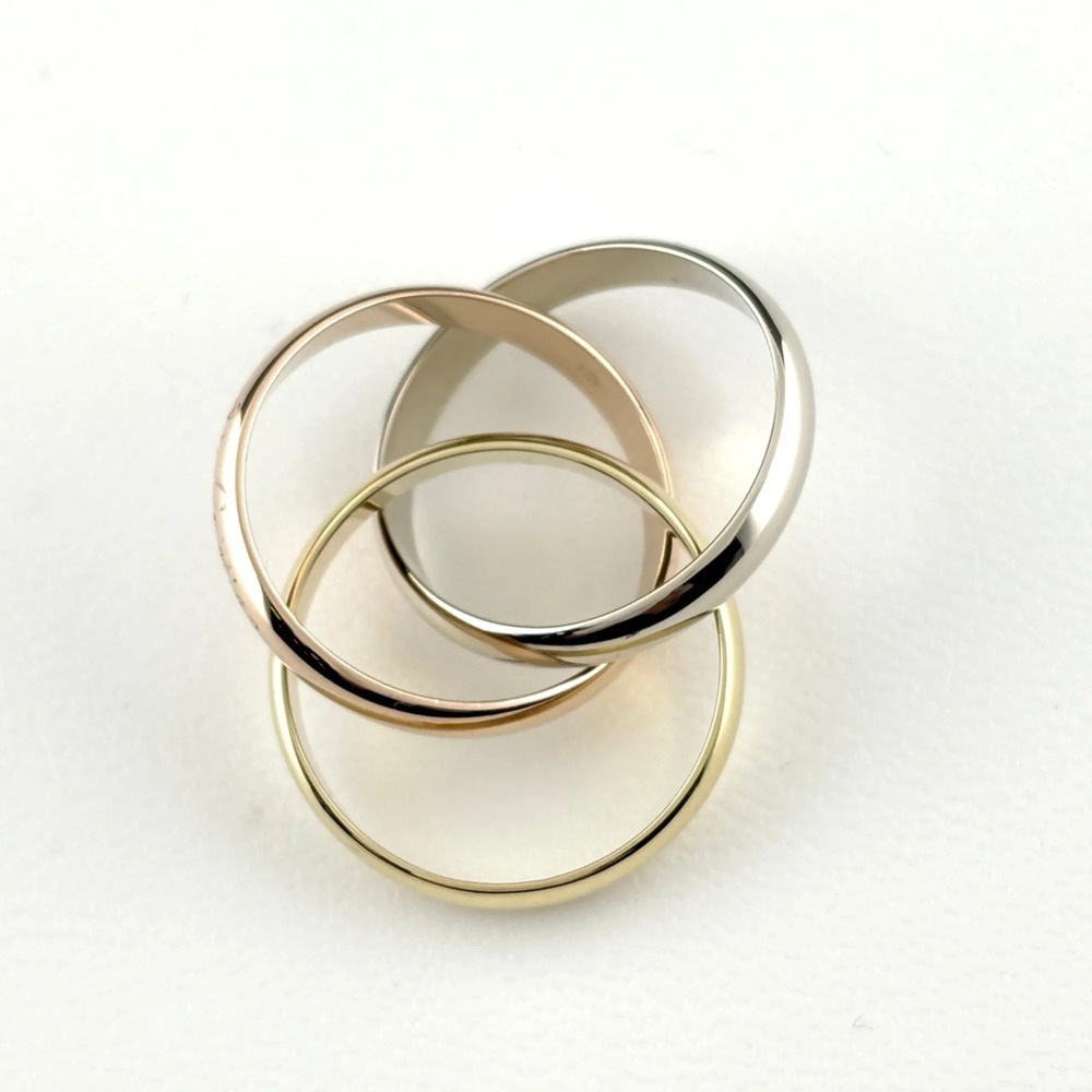 CARTIER Authentic Gold Trinity Ring - Picture 3 of 6
